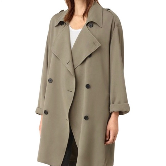 all saints mac coat